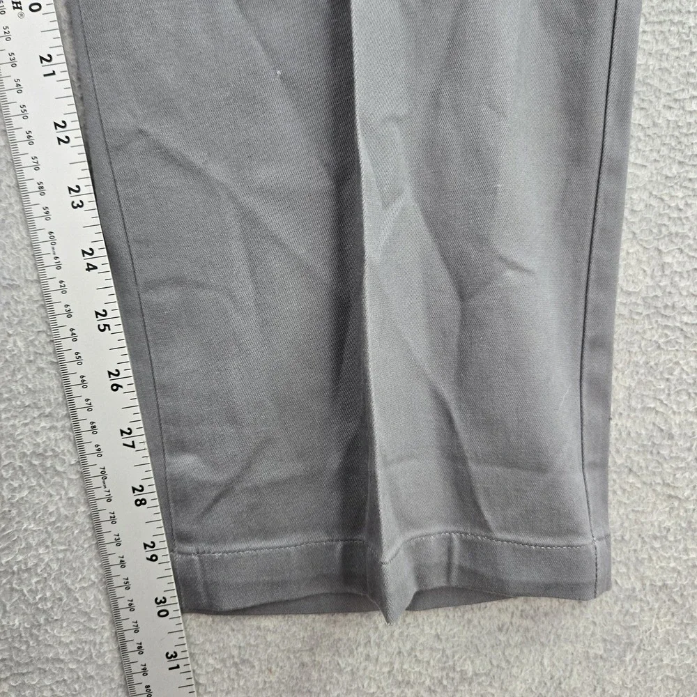 Dockers Men Pants 38X31 Gray Khakis Twill Button 31
